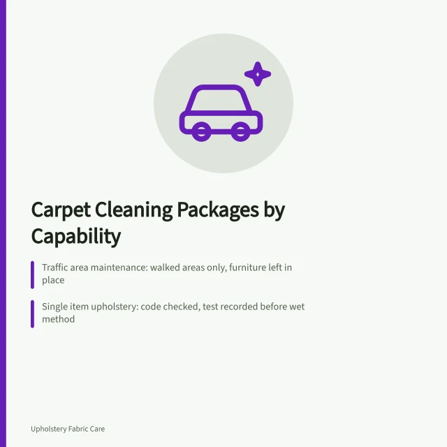 Carpet cleaning service packages described by staffing and equipment demands. What to put in a carpet cleaning business package in 2027