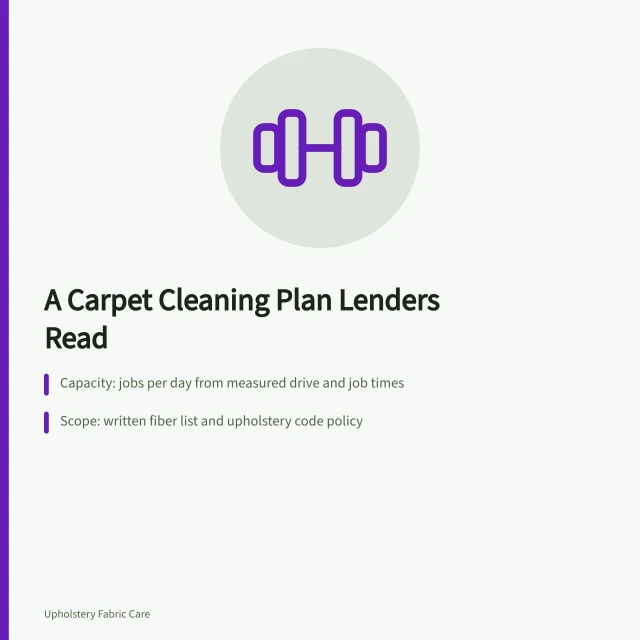 Card outlining carpet cleaning business plan sections lenders check. A carpet cleaning business plan lenders take seriously, explained