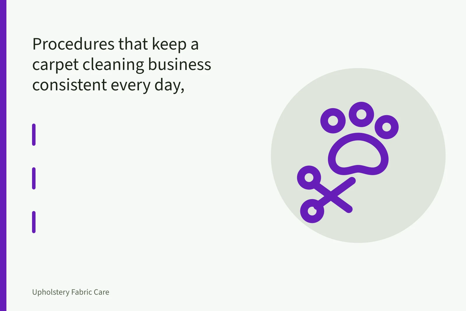 Carpet cleaning wand rinsing beige loop-pile carpet in overlapping wet passes. Procedures that keep a carpet cleaning business consistent every day, explained