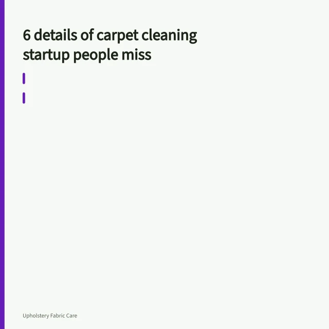 Hot water extraction wand cleaning soiled nylon broadloom carpet, wet path behind. 6 details of carpet cleaning startup people miss