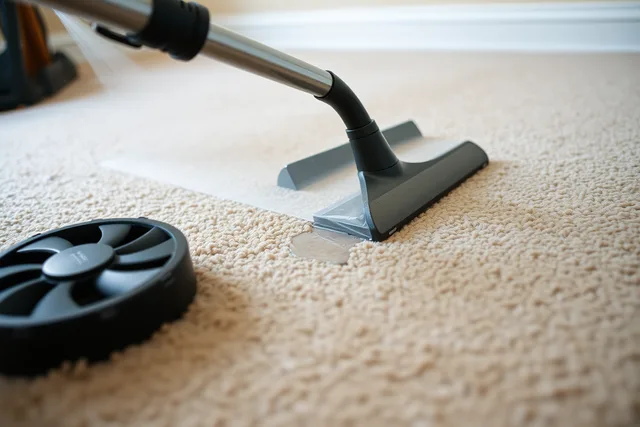 Carpet cleaning wand and air mover drying wet carpet. How to grow a carpet cleaning business customer base without the jargon