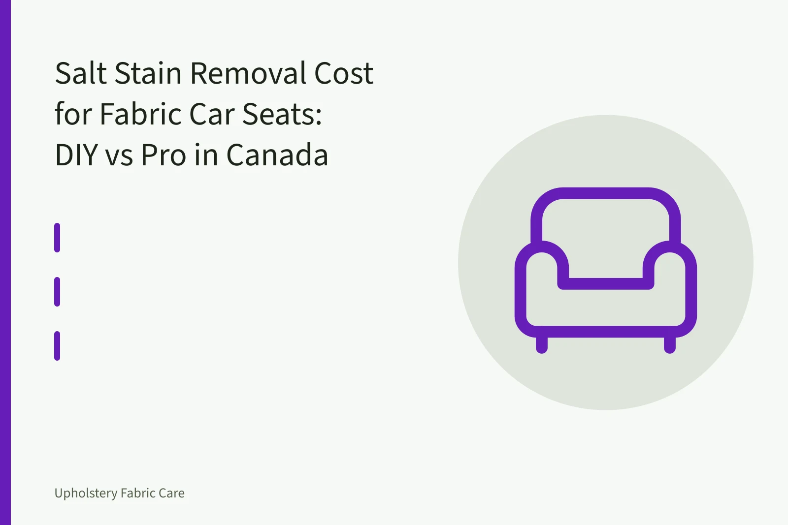Soft brush cleaning dried white salt stains from grey fabric car seat. Salt Stain Removal Cost for Fabric Car Seats: DIY vs Pro in Canada